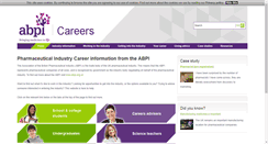 Desktop Screenshot of careers.abpi.org.uk