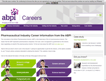 Tablet Screenshot of careers.abpi.org.uk